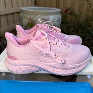 HOKA Mach 6 Running Shoes Twilight Pink Lemonade Size 6.5